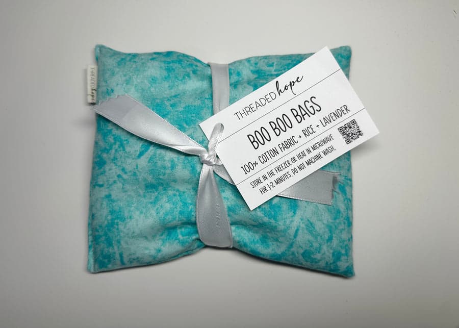 Cotton Tie Dye Blue Boo Boo Bag