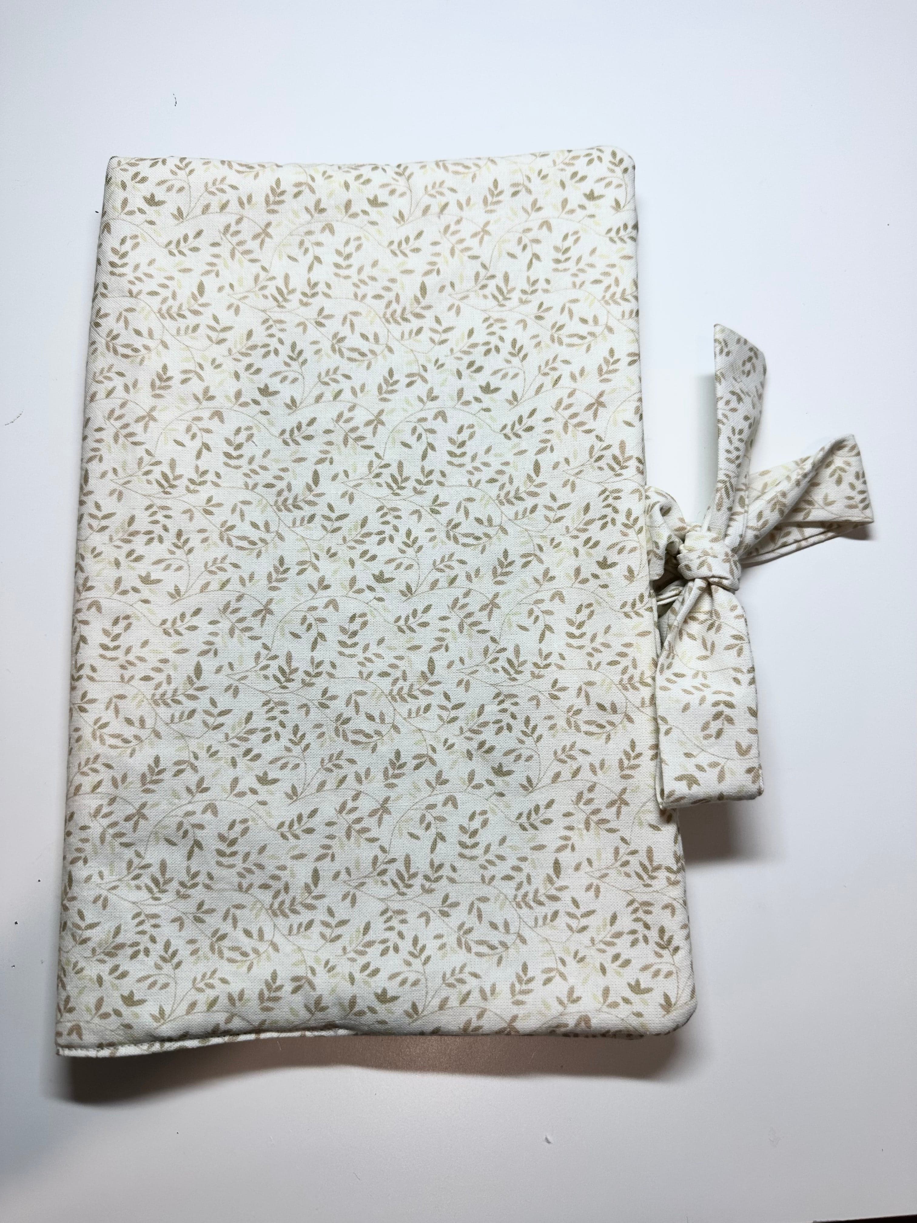 Neutral Cotton Hand-Sewn Diaper Clutch
